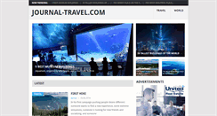 Desktop Screenshot of journal-travel.com